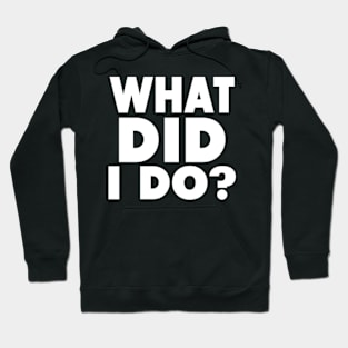 What Did I Do? Hoodie